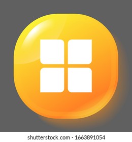 Menu Icon in trendy flat style