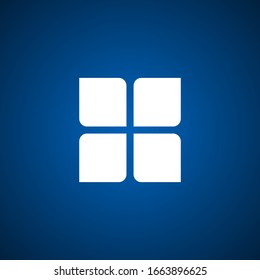 Menu Icon in trendy flat style
