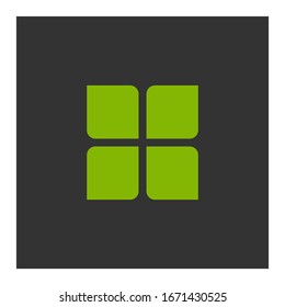 Menu Icon in trendy flat style