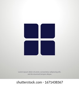 Menu Icon in trendy flat style