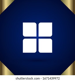Icono de menú en estilo plano moderno