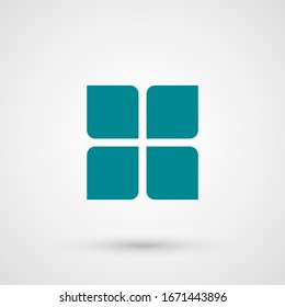 Menu Icon in trendy flat style