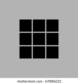 Menu Icon in trendy flat style isolated on grey background, for your web site design, app, logo, Vector illustration