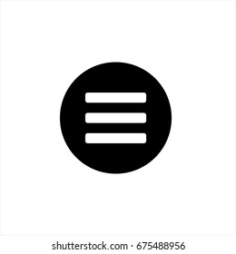 menu icon  in trendy flat style isolated on background. web menu icon  page symbol for your web site design web menu icon  logo, app, UI. web menu icon  Vector illustration, EPS10.