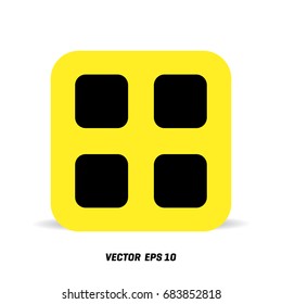 Menu Icon in trendy flat style isolated on grey background, for your web site design, app, logo, UI. Vector illustration