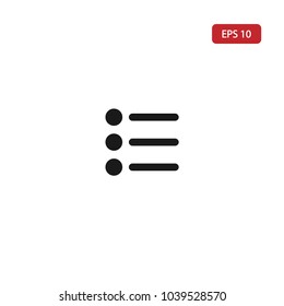 menu icon vector