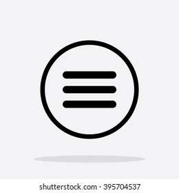 Menu Icon in Vector