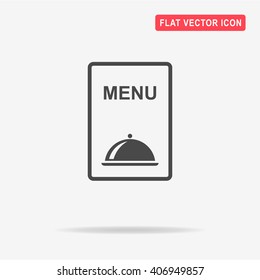 Menu icon. Vector concept illustration for design.