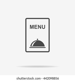 Menu icon. Vector concept illustration for design.