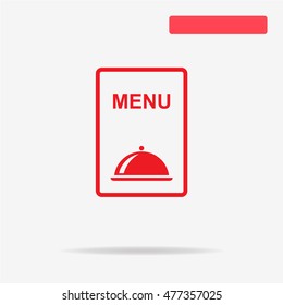 Menu icon. Vector concept illustration for design.