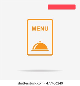 Menu icon. Vector concept illustration for design.