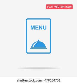 Menu icon. Vector concept illustration for design.