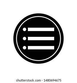 Menu Icon Vector Design Symbol Illustration