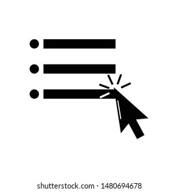 Menu Icon Vector Design Symbol Illustration