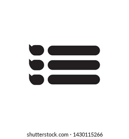 Menu Icon Vector Design Template