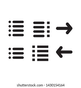 menu icon vector design template