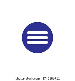 menu icon vector design template