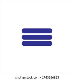 plantilla de diseño de vectores de iconos de menú