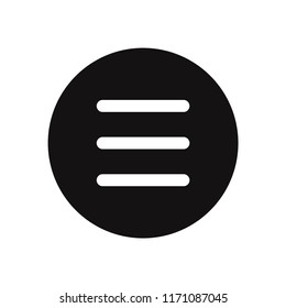 Menu icon vector illustration