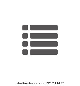 menu icon. Vector illustration