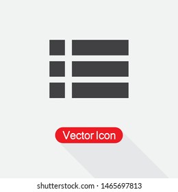 Menu Icon Vector Illustration Eps10