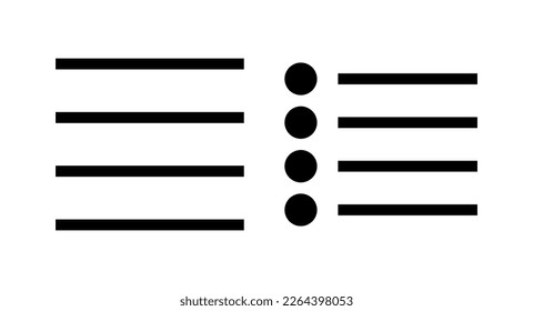 Menu Icon vector illustration. web menu sign and symbol. hamburger menu symbol
