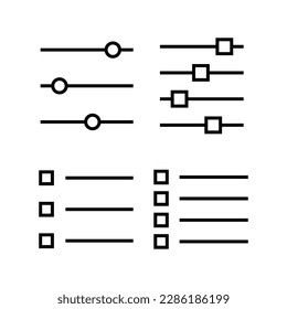 Menüsymbol, Vektorgrafik. Web-Menüzeichen und -Symbol. Hamburger-Menü-Symbol
