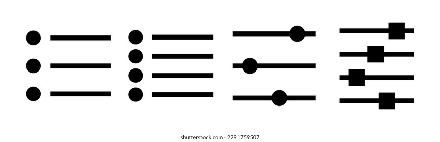 Menu Icon vector illustration. web menu sign and symbol. hamburger menu symbol