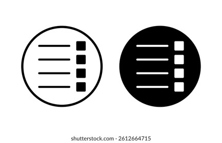 Menu Icon vector illustration. web menu sign and symbol. hamburger menu symbol