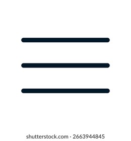 Icono del menú, signo del logotipo del Vector, ilustración, forma, diseño, icono de la interfaz de usuario de UX, eps editable