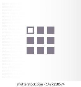 menu icon vector . Lorem Ipsum Illustration design