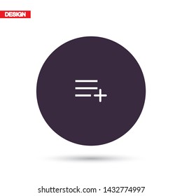 menu icon vector . Lorem Ipsum Illustration design