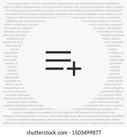 menu icon vector . Lorem Ipsum Illustration design