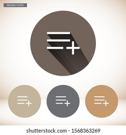 menu icon vector . Lorem Ipsum Illustration design