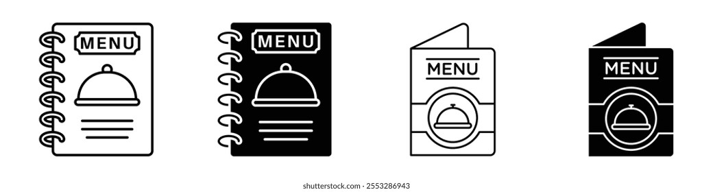 Menu icon vector set. EPS10