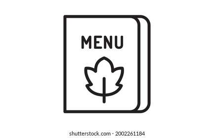 Menu icon vector icon. Simple element illustration. Menu symbol design. Can be used for web and mobile.