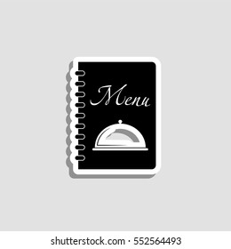 Menu  icon - vector  sticker