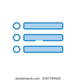 Menu icon vector stock illustration