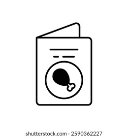Menu icon vector stock illustration