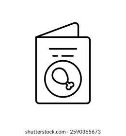 Menu icon vector stock illustration