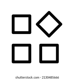 Icono de menú Ilustración de diseño de símbolo del vector