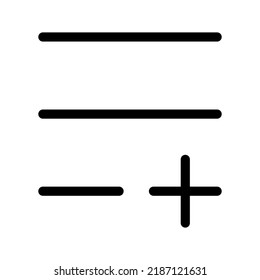 Menu Icon Vector Symbol Design Illustration