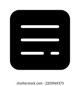 Menu Icon Vector Symbol Design Illustration