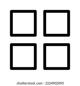 Icono de menú Ilustración de diseño de símbolo del vector