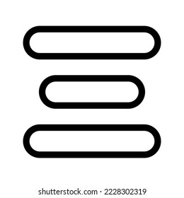 Menu Icon Vector Symbol Design Illustration
