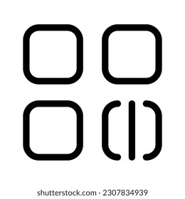 Menu Icon Vector Symbol Design Illustration