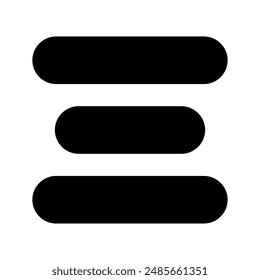 Menu Icon Vector Symbol Design Illustration