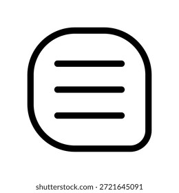 Ilustración de diseño de símbolo de Vector de icono de menú