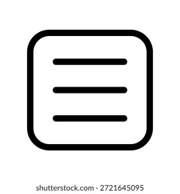 Ilustración de diseño de símbolo de Vector de icono de menú
