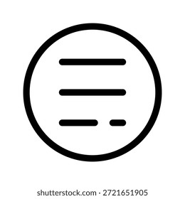 Ilustración de diseño de símbolo de Vector de icono de menú
